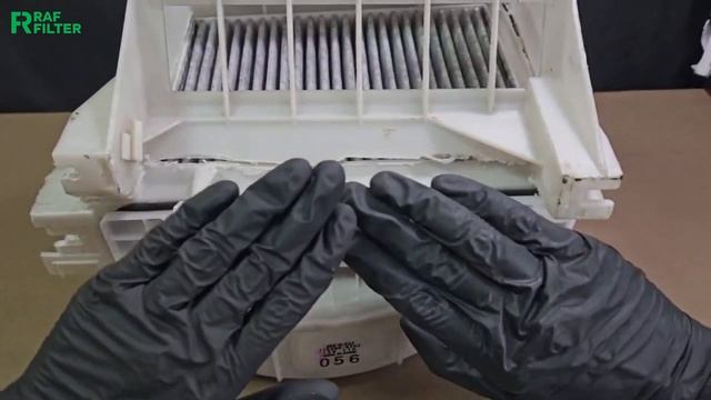 Устанавливаем и тестируем салонный угольный фильтр RAF FILTER RSTC001MI смотреть онлайн