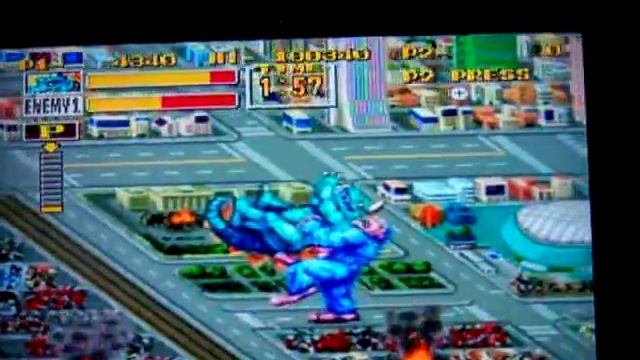 SNK Arcade Classics VOL.1 Wii King Of The Monsters Gameplay 1 смотреть онлайн