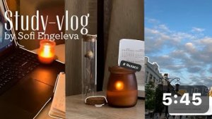 Study with me vlog