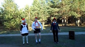 Улетное видео на корпоративе. Сценка "Пионеры"