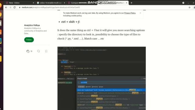 PyCharm Shortcuts For Efficiency || ODOO Tutorial ||#pycharm смотреть онлайн