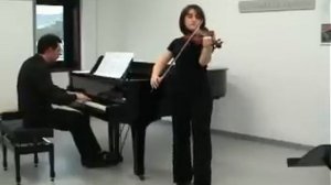 Bach, Aria de la suite en Re - violín y piano