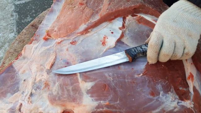 Как рубит ребро говядина нежирное мясо смотреть онлайн