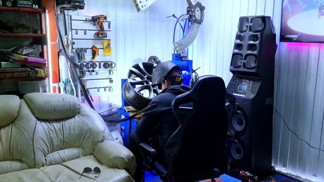 правим варим красим диск в цвет ! ремонт за 4 часа ! смотреть онлайн