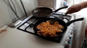 Минтай с овощами на сковороде. Рецепт от мамы. Быстро и просто