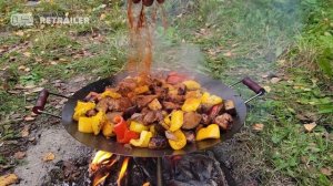 Готовим на садже. Еда в кемпинге