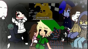 Creepypasta reacts to FNAF lore in a nutshell #Part1