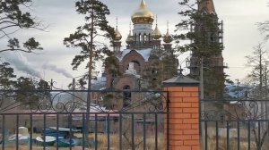 Улан-Удэ, церковь в парке Орешково, 13.11.21