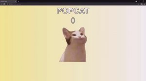 Create POPCAT In 5 Minutes Using HTML, CSS, and Javascript - Free Source code