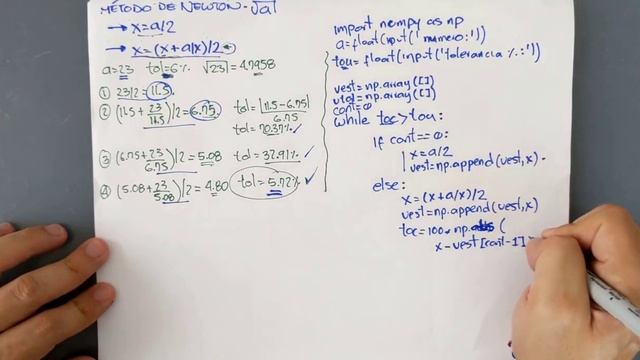 Python containers review numpy matplotlib