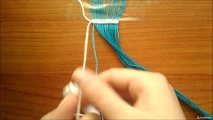 Как плести фенечки прямым плетением