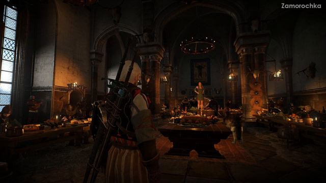 Honey and meat at the Skellige Feast - The Witcher 3: Wild Hunt смотреть онлайн