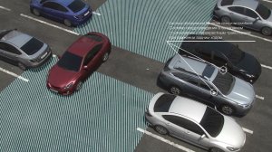 Система предупреждения о возможном столкновении с перекрестным транспортом при движении задним ходом