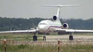 ТУ-154Б-2 RA-85426 Запуск двигателей,взлет.Engine Start and Takeoff