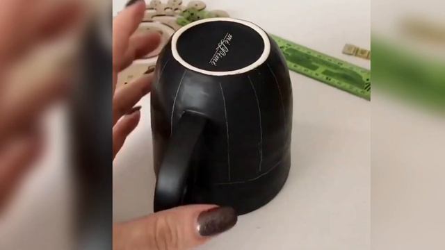 Как сделать разметку на кружке. смотреть онлайн