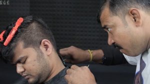 Old School Barber Style Asim Barber Scissor Haircut ASMR | Only Scissor Haircut ASMR with Neck Crac