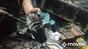 Makita 5704R что будет если поставить якорь от Makita 5604R . Полная сборка пилы.