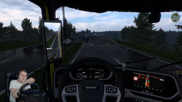 ЕДЕМ КОНВОЕМ С МОЕЙ БАНДОЙ В ДАЛЕКИЙ РЕЙС! Ч.1! ETS 2