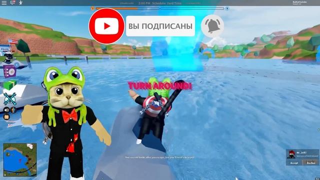 Гонка на скутере в Джейлбрейк роблокс | Jailbreak roblox | Покатушки на водных мотоциклах смотреть онлайн