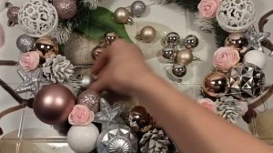 Как сделать красивый Новогодний венок своими руками - Мастер Класс