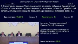 7 внеочередное заседание Законодательного Собрания