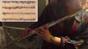 Anthropology (charlie parker) - jazz flute cover / with score