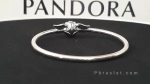 Браслет Pandora Moments с застежкой Золотой снитч, из серии Гарри Поттер (598619C00)