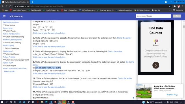 Python Practice Programs Part - 5 || Tech Cookie