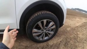 Ищем цинк на Атласе.Зимняя резина Pirelli Ice Zero FR  на Geely Atlas.