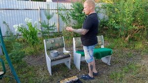 Наша 31 сотка... Собираем мебель...