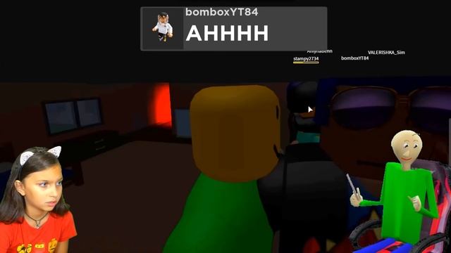 СЕКРЕТНАЯ НОЧЬ в ЛАГЕРЕ у БАБКИ БАЛДИ! в Роблокс Baldi Roblox Bedtime Camping Валеришка Для детей смотреть онлайн
