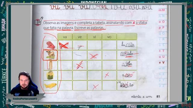 Учим 1-й Класс Португальского Языка с Носителем [2021] - Урок #13 смотреть онлайн