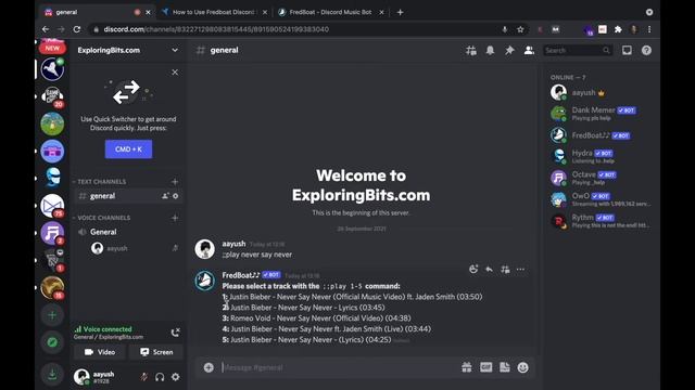 How to Setup and Use FredBoat Bot on Discord Server | FredBoat Bot Commands Tutorial