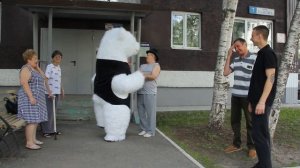 С Юбилеем!!! Ростовые куклы Белый Медведь Умка.