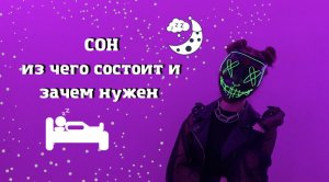 СОН из чего состоит и зачем нужен