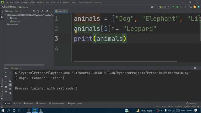 Arrays In Python | Python Arrays |  Arrays Vs List In Python | Python Array Operations | Python Cod