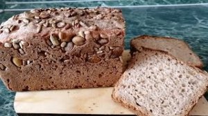 Хлеб на ржаной закваске. Быстрый хлеб на 2сорте муки.