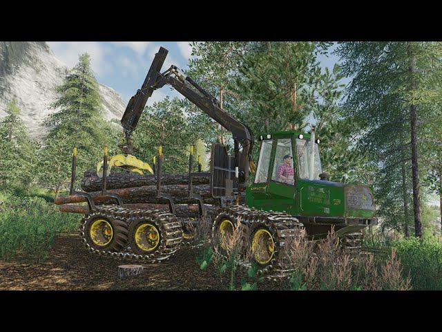 ЛЕСОЗАГОТОВКИ В FARMING SIMULATOR