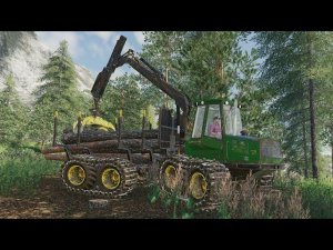 ЛЕСОЗАГОТОВКИ В FARMING SIMULATOR