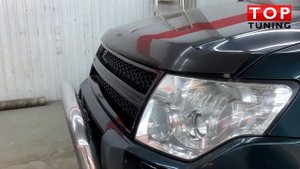 Тюнинг Mitsubishi Pajero 4 - решетка радиатора ROAR