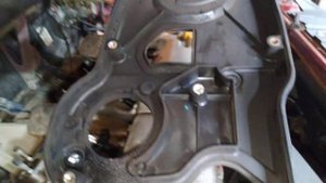 Из-за помпы порвался ремень ГРМ на Калине и загнуло клапана.