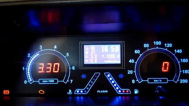 FLASH -  АДСКАЯ приборная панель на ВАЗ