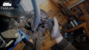 Jeep Grand Cherokee замена заднего сайлентблока передней подвески нижнего рычага