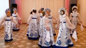 Народный танец. 07.02.2017 Детский сад № 395.