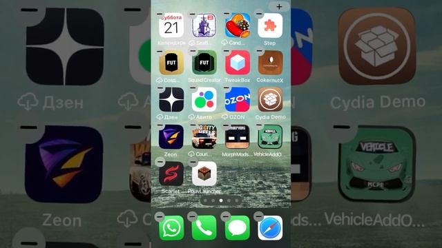 PojavLauncher на айфоне? Шок ? #scarlet #minecraft #subscribe #айфон #скарлет #майнкрафт смотреть онлайн