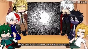 MHA React to Saitama // Gacha Club
