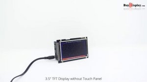 How to Connect 3.5 inch 320x480 TFT LCD Display Capacitive/Resistive Touch Shield with Arduino Due