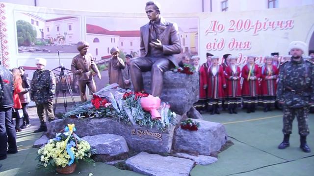 Открытие памятника Шевченко в Виннице 2