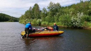 Река Лозьва. Сплав на катамаранах