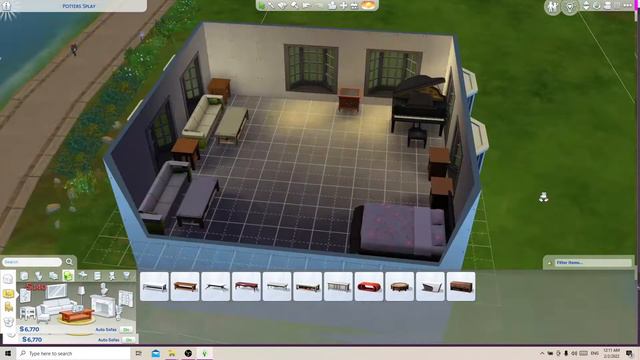 I designed a pianist bed room in sims 4 digital deluxe edition